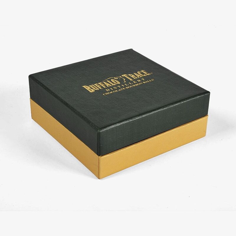 Caja de papel rígida con hombro