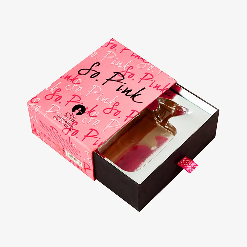 custom printed drawer style perfume boxes